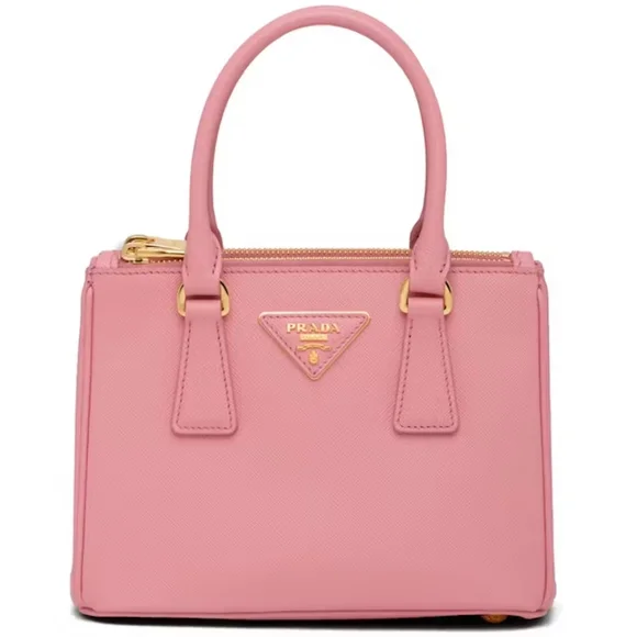 MSRP$4000 LIKE NEW Rare! Authenticated Prada GALLERIA Pink Mini/Small/MACRO Bag - Picture 9 of 16